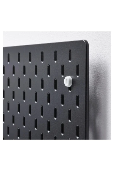 Skadis siyah pano, çok amaçlı pano, siyah, 56x56 cm - Resim 3