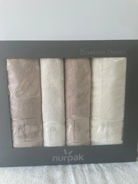 NURPAK BAMBU HAMAM TAKIMI BEJ-KREM