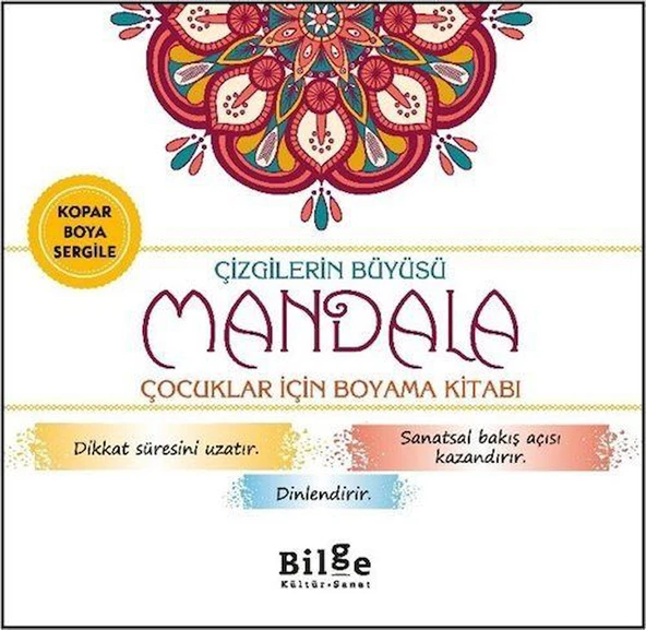 Çizgilerin Büyüsü - Mandala & Çocuklar İçin Boyama Kitabı ürün görseli