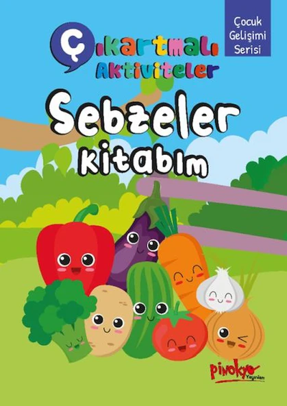 Çıkartmalı Aktiviteler Sebzeler Kitabım ürün görseli