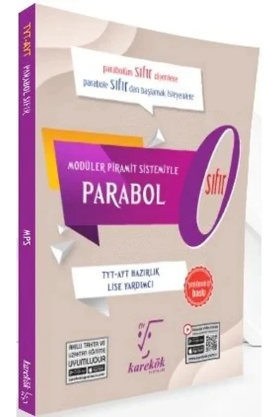 YKS TYT AYT Parabol Sıfır 0 Konu Anlatımı Karekök Yayınları ürün görseli