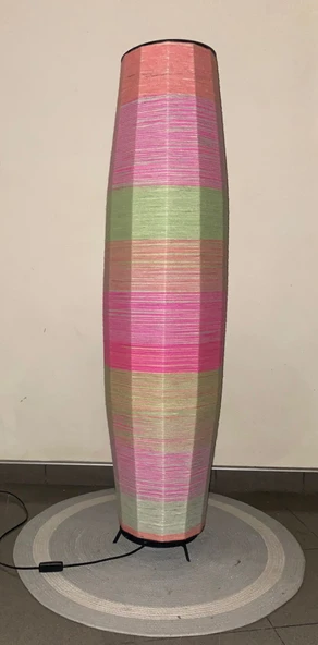 Doğal El Yapımı Lambader Bohem,Ahşap,Modern,Rustik 135*32 - Resim 4