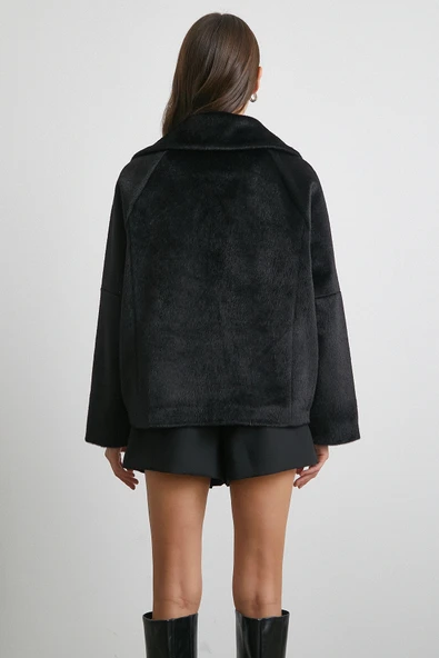 Reglan Tay Flok Mont Siyah - Resim 6