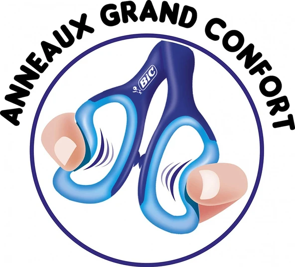 Bic Comfort 16cm Yumuşak Saplı Çocuk Okul Makası / 9262811 - 4