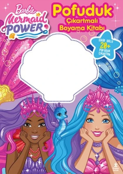 Barbie Medmaıd Power – Pofuduk Çıkartmalı Boyama Kitabı / Kolektif / Doğan Çocuk / 9786255922601 ürün görseli