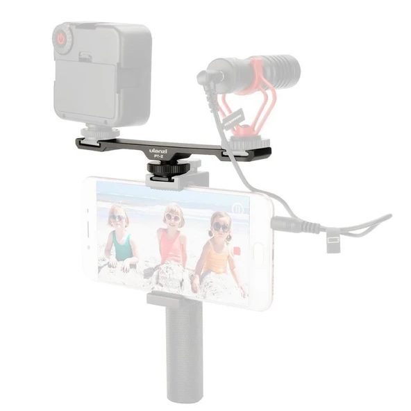 Ulanzi PT-2 İkili Hot Shoe Bağlantı Çoğaltıcı - Resim 3