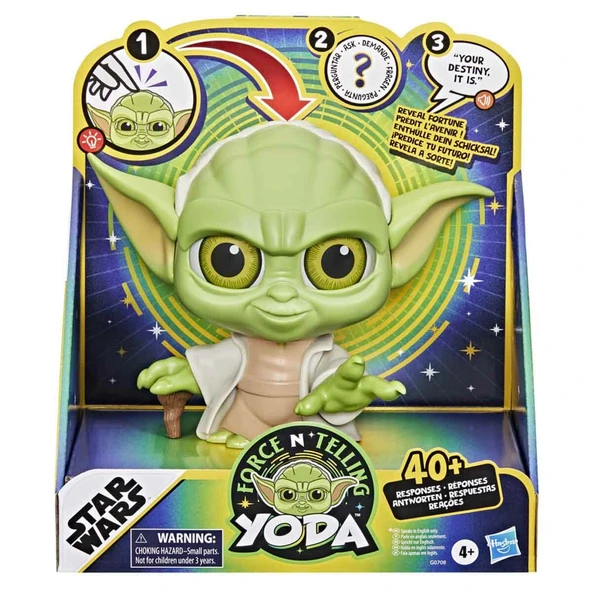 Sesli ve Işıklı Star Wars Force N Telling Yoda Figür 15 cm - Resim 3
