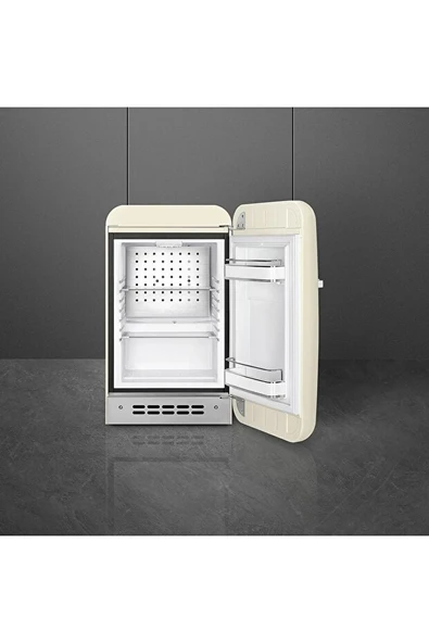 Smeg FAB5RCR5 Retro Krem Büro Tipi Mini Buzdolabı - 4