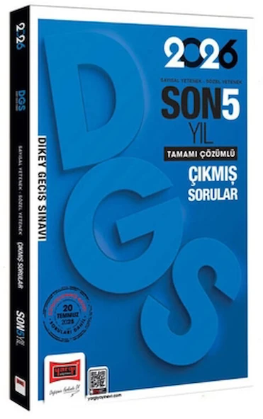 2026 DGS Sayısal-Sözel Yetenek Son 5 Yıl Çıkmış Sorular / Kolektif / Yargı Yayınevi / 9786253707279 ürün görseli