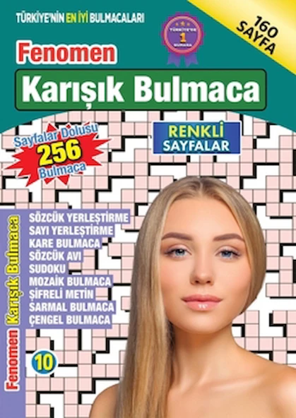 Fenomen Karışık Bulmaca 10 / Kolektif / Maxi Yayıncılık / 9786259479590 ürün görseli