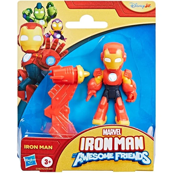 Marvel And His Awesome Friends Figürleri G1254 G1467 Iron Man - Resim 4