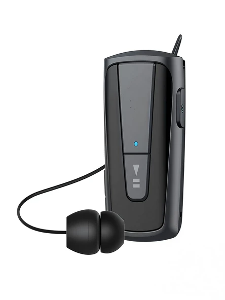BT 5.4 100mAh Titreşimli Yaka Klipsli Bluetooth Kulaklık - 10M Menzil, Universal Uyumlu, 35CM - Resim 2