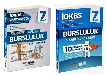 Gizli 7. Sınıf Tüm Dersler Bursluluk Soru Bankası + Bursluluk Deneme Sınavı (2 Kitap) ürün görseli 1