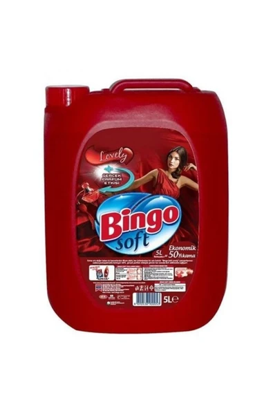 Bingo Soft Lovely Çamaşır Yumuşatıcısı 5 lt
