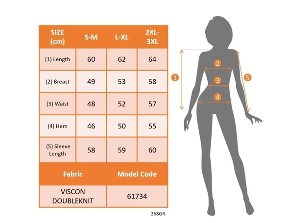 Lucky Life Kadın Uzun Kollu V Yakalı Içi Süprem Desenli Dışı Viskon Bluz - Resim 4