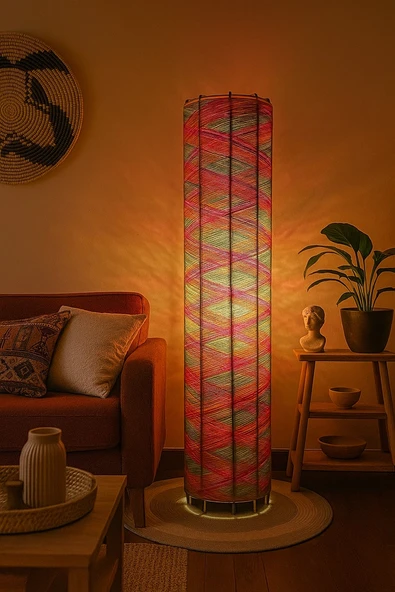 Doğal El Yapımı Lambader Bohem,Ahşap,Modern,Rustik ürün görseli