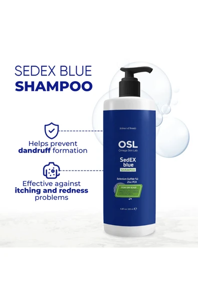 Osl Omega Skin Lab Sedex Blue Kepek Karşıtı Şampuan 200 ml - 4