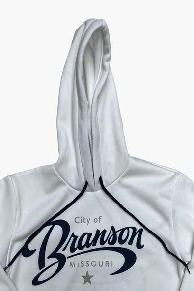 Erkek Çocuk Kapüşonlu Kanguru Cepli Ribana ve Baskı Detaylı 3 İplik Sweatshirt 12326 - Resim 4