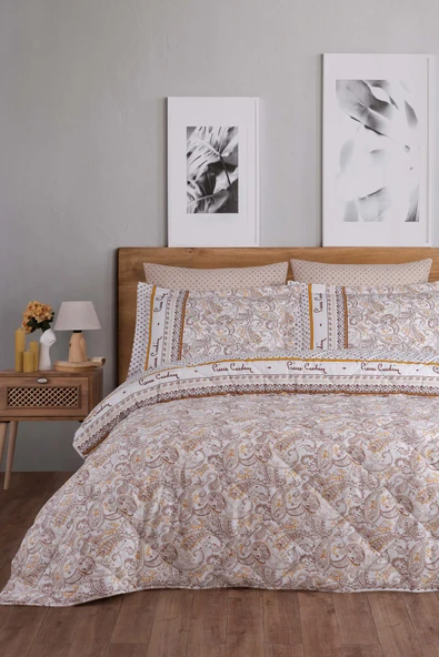 Pierre Cardin Uyku Seti Tek Kişilik Etnic Bej