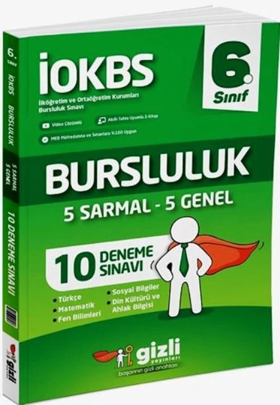 Gizli 6. Sınıf İOKBS Bursluluk 10 Deneme Sınavı ürün görseli 1