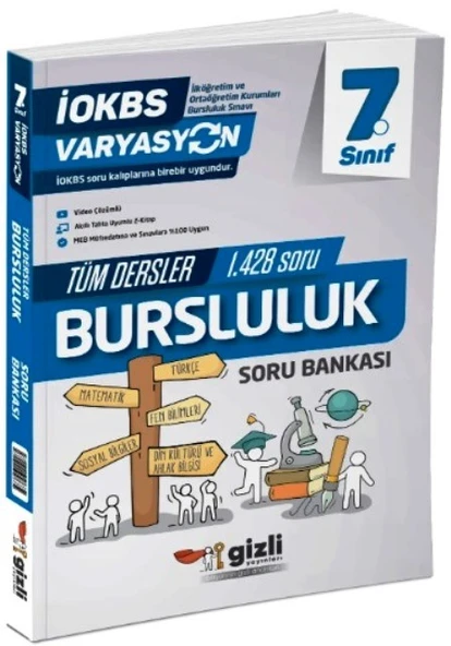 Gizli 7. Sınıf Tüm Dersler Bursluluk Soru Bankası Varyasyon Serisi