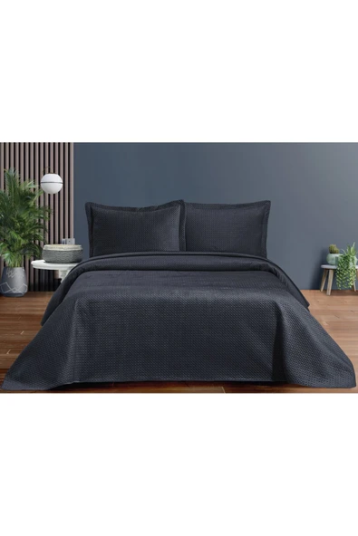 PİERRE CARDİN Yatak Örtüsü Seti Siena Tek Kişilik Antrasit