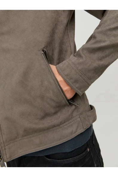 Jack&jones 12147218 Erkek Mont - Toprak - Resim 7