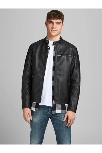 Jack&jones 12147218 Erkek Mont - Siyah ürün görseli 1