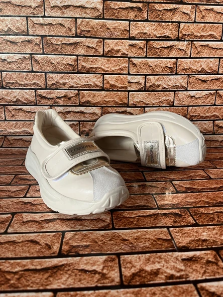 GÜNLÜK ORTOPEDİK TABAN CIRTLI KREM KADIN BABET - Resim 2