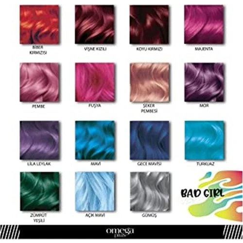Omega Plus Bad Girl Biber Kirmizi Amonyaksiz 200ml - Resim 2