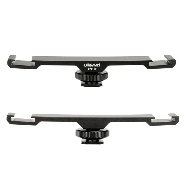 Ulanzi PT-2 İkili Hot Shoe Bağlantı Çoğaltıcı - Resim 2
