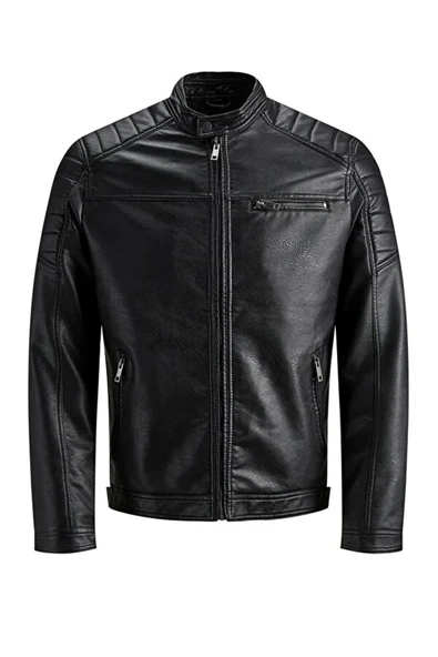 Jack&jones 12147218 Erkek Mont - Siyah - Resim 4