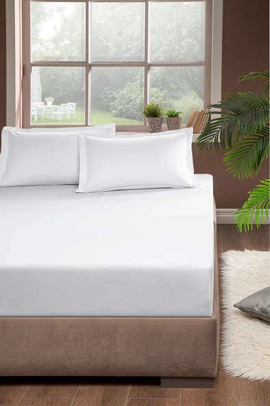 Pierre Cardin Pamuk Lastikli Çarşaf 120x200 Beyaz - 3