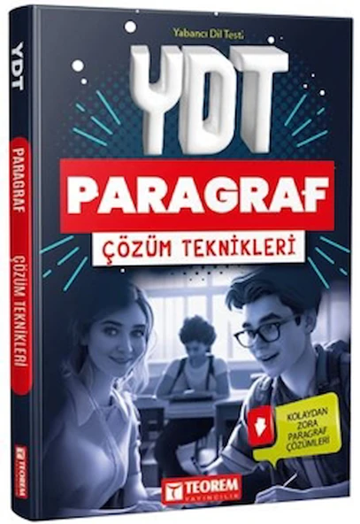 YDT Paragraf Çözüm Teknikleri / Kollektif / Teorem Yayıncılık / 9786054338900 ürün görseli