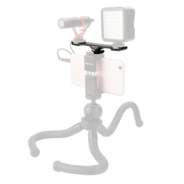 Ulanzi PT-2 İkili Hot Shoe Bağlantı Çoğaltıcı - Resim 5