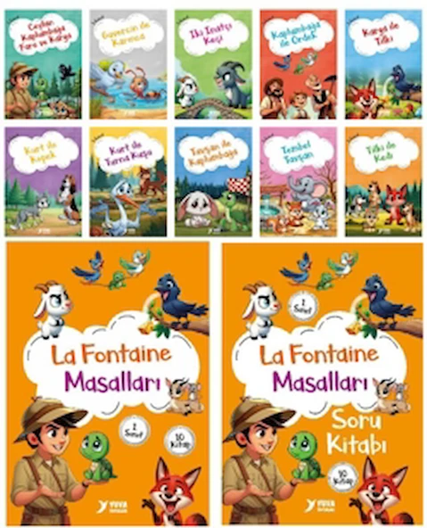 La Fontaine Masalları (10 Kitap) / Ülkü Duysak / Yuva Yayınları / 9789755174570 ürün görseli