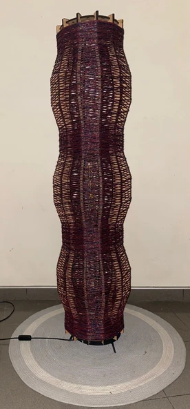 Doğal El Yapımı Lambader Bohem,Ahşap,Modern,Rustik - Resim 6