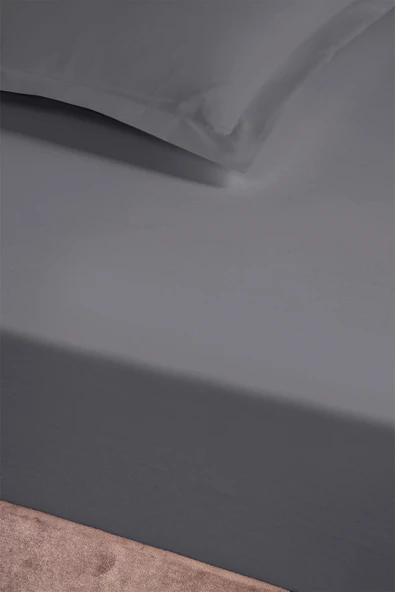 Pierre Cardin Pamuk Lastikli Çarşaf 120x200 Gri