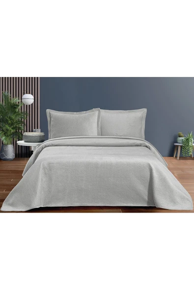 PİERRE CARDİN Yatak Örtüsü Seti Siena Tek Kişilik Gri