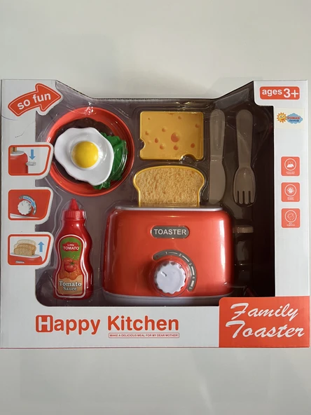 Pilli Ekmek Kızartma Makinası Oyun Seti ürün görseli