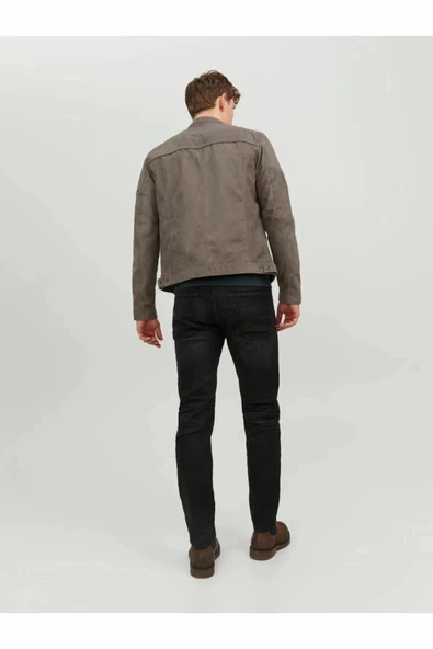 Jack&jones 12147218 Erkek Mont - Toprak - Resim 4