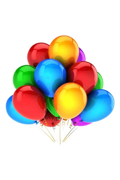 Metalik Balon Karışık 100lü ürün görseli