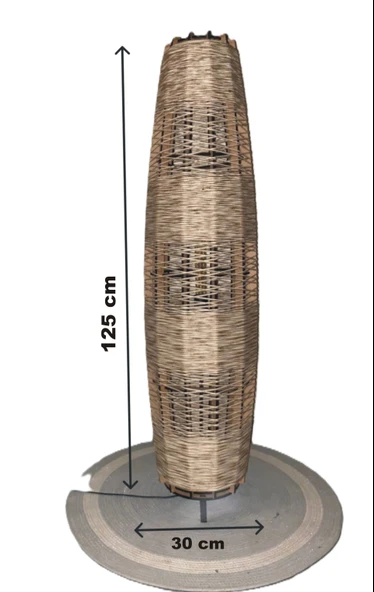 Doğal El Yapımı Lambader Bohem,Ahşap,Modern,Rustik - Resim 2