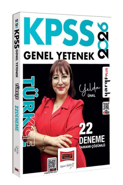 Yargı KPSS Genel Yetenek Tamamı Çözümlü Türkçe 22 Deneme ürün görseli