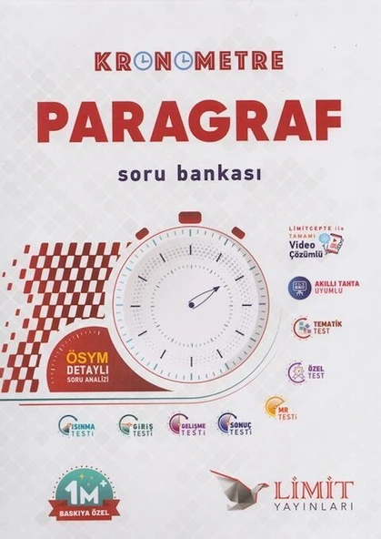 Kronometre Paragraf Soru Bankası Limit Yayınları ürün görseli