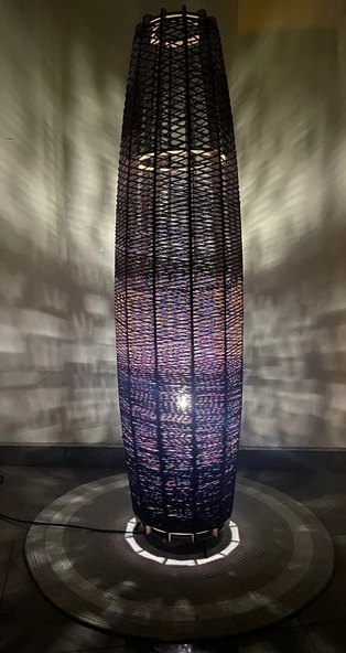 Doğal El Yapımı Lambader Bohem,Ahşap,Modern,Rustik - Resim 5