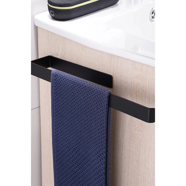 Metal Mat Siyah Havluluk - Resim 4