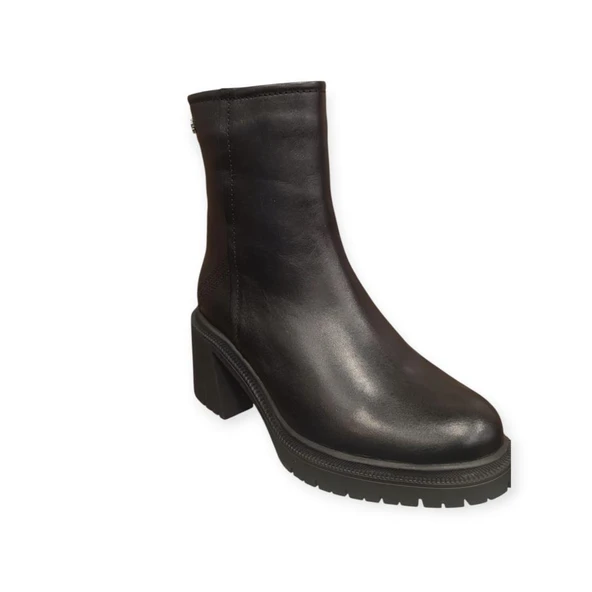 VENÜS2552501K PLATFORM TOPUK KAYMAZ GÜNLÜK DERİ KADIN BOT - Resim 20