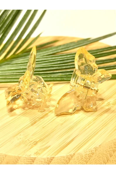 Monalisa Home 2 Li 4.5 cm  Renkli Lüks Kelebek Toka ürün görseli