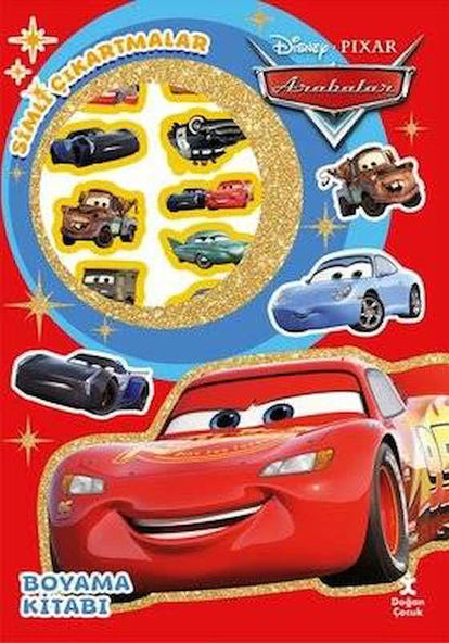 Disney Pixar Arabalar - Star Simli Çıkartmalı Boyama Kitabı ürün görseli
